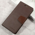 Brown Galaxy A5 (2017) Mercury Sonata Diary Card Slots Wallet Case - 1