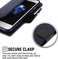 Navy iPhone 11 Pro Genuine Mercury Sonata Wallet Diary Case - 4