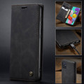 Black Galaxy A71 CaseMe Compact Flip Exceptional Wallet Case Cover - 3