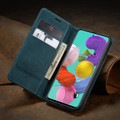 Blue Galaxy A71 CaseMe Compact Flip Soft Feel Wallet Case Cover