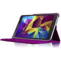 Purple Galaxy Tab A 8.0 Rotating Case Cover- Models (2015) T350 T355 - 4