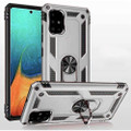 Silver Shock Proof 360 Rotating Metal Ring Stand Case For Galaxy A31 - 6