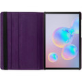 Purple Galaxy Tab S6 10.5 360 Rotating Synthetic Leather Stand Case - 4