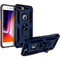 Navy Shock Proof 360 Rotating Metal Ring  Stand Case For iPhone 7 / 8 - 2