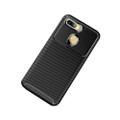 Black Oppo AX7 Flexible Slim Armor Carbon Fibre Protective Case - 4