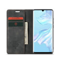 Black Oppo AX7 CaseMe Compact Flip Premium Wallet Case Cover - 1
