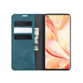 Blue CaseMe Magnetic Slim Flip Wallet Case For Oppo Find X2 Pro - 3
