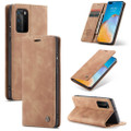 Brown CaseMe Synthetic Leather Wallet Case For Huawei P40 Pro  - 5
