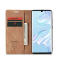 Brown Huawei P30 Genuine CaseMe Compact Flip Wallet Case - 5
