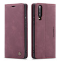 Red Wine Genuine CaseMe Compact Flip Wallet Case For Huawei P30  - 1
