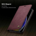 Red Wine Genuine CaseMe Compact Flip Wallet Case For Huawei Mate 20 pro  - 3
