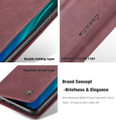 Red Wine Huawei Mate 20 Genuine CaseMe Compact Flip Wallet Case - 6
