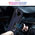 Navy Heavy Duty 360 Rotating Metal Ring Stand Case For Huawei Mate 30 Pro  - 3
