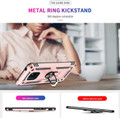 Rose Gold Heavy Duty 360 Rotating Metal Ring Stand Case For Huawei Mate 20  - 5
