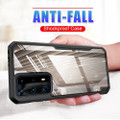 Black Full Body Clear Back Shock Proof Case For Huawei P40 Pro  - 3
