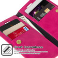 Hot Pink iPhone 12 Mini 5.4" Genuine Mercury Mansoor Diary Wallet Case - 5