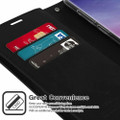 Black Samsung Galaxy A21s Stylish Mercury Mansoor Wallet Case - 4

