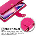 Hot Pink Samsung Galaxy A21s Mercury Mansoor 9 Card Slot Wallet Case - 5
