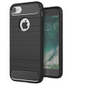Black iPhone 5 / 5S / SE 1st Gen Slim Armor Carbon Fibre Case - 1