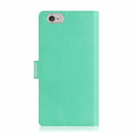 Mint Green iPhone 6 / 6S Mercury Mansoor 9 Card Slot Wallet Case - 3