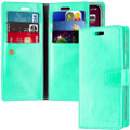 Mint Green Mercury Mansoor Diary Wallet Case For iPhone 12 Mini 5.4" - 1