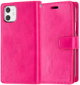 Hot Pink iPhone 12 Pro Max Mercury Mansoor Wallet Diary Case Cover - 2