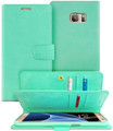 Mint Green Galaxy S5 Genuine Mercury Mansoor Diary Wallet Case - 1