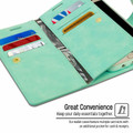Galaxy S8 Genuine Mercury Mansoor Diary Wallet Case - Mint Green - 4