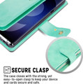 Mint Green Genuine Mercury Mansoor Diary Wallet Case For Galaxy S9 - 5