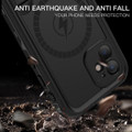 Black iPhone 12 Waterproof MagSafe Dirtproof Shock Proof Case - 2