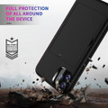 Black Apple iPhone 12 Pro Max Slim Armor Magnetic Card Slot Case - 6