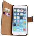 Green Apple iPhone 6 / 6S Genuine Leather Wallet Case - 2