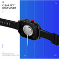 Black Apple Watch 1/2/3 (38MM) Waterproof Dirtproof Shock Proof Case + Band - 7