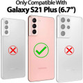 Hot Pink Mercury Mansoor Wallet Case For Galaxy S21+ / S21+ 5G - 6