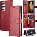 Classy Wine Galaxy S21 Ultra Genuine Mercury Mansoor Wallet Case - 1