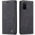 Black Galaxy S20 CaseMe Wallet Classic Magnetic Handmade Phone Case - 1