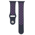 Black / Purple M/L Sports Band For Apple Watch (42mm, 44mm) 1/2/3/4/5/6/SE - 6