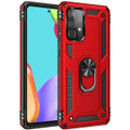 Red Slim Armor 360 Rotating Metal Ring Kickstand Case For Galaxy A52 - 1