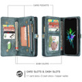 Blue CaseMe iPhone 6 / 6S Wallet Zipper Purse Removeable Magnetic Case - 2