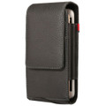 Universal Synthetic Leather Vertical Holster Case For iPhone 13  - 1