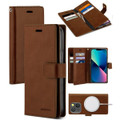 Brown Mercury Mansoor Diary Card Holder Wallet For iPhone 13 Pro Max  - 1