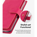 Hot Pink Mercury Mansoor 9 Card Slot Wallet Case  For iPhone 13 Mini  - 2