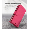 Hot Pink Genuine Mercury Mansoor Diary Wallet Case  For iPhone 13 Pro Max  - 7