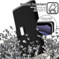 Black iPhone 13 Mercury Rich Diary Flip Wallet Case - 4