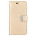Gold iPhone 13 Rich Diary 6 Card Slot Wallet Case  - 4