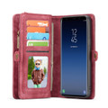 Red Galaxy S9 Multi-Functional  Wallet Detachable Magnetic Case - 2