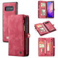 Red 2 in 1 Magnetic Retro Purse / Wallet Case For Galaxy S10+ Plus  - 6