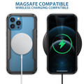 Black Military Drop-Proof Aluminum Alloy Acrylic Case For iPhone 13 Pro - 6