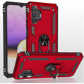 Red 360 Degree Ring Shock Proof Defender Case For Galaxy A32 5G - 4