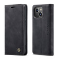 Black CaseMe Slim 2 Card Slot Classy Wallet Case For iPhone 13 Mini - 5